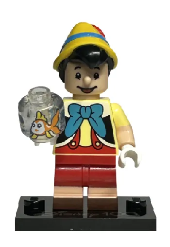 LEGO Pinocchio, Disney 100 (Complete Set with Stand and Accessories) set