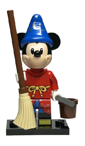 LEGO Sorcerer Mickey, Disney 100 (Complete Set with Stand and Accessories) set