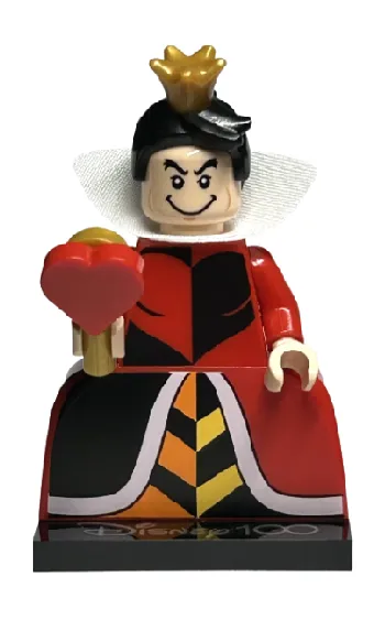 LEGO Queen of Hearts, Disney 100 (Complete Set with Stand and Accessories) set