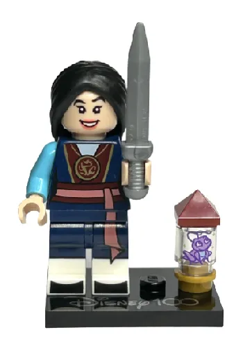 LEGO Mulan, Disney 100 (Complete Set with Stand and Accessories) set