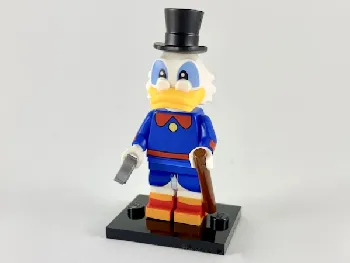 LEGO Scrooge McDuck, Disney Series 2 (Complete Set with Stand and Accessories) set