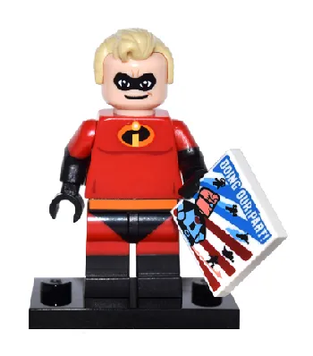 LEGO Mr. Incredible, Disney Series 1 (Complete Set with Stand and Accessories) set