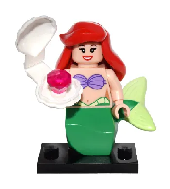 LEGO Ariel, Disney Series 1 (Complete Set with Stand and Accessories) set