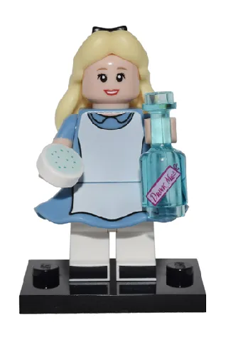 LEGO Alice, Disney Series 1 (Complete Set with Stand and Accessories) set