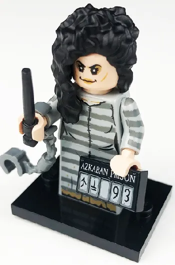 LEGO Bellatrix Lestrange, Harry Potter and Fantastic Beasts Series 2 (Complete Set with Stand and Accessories) set