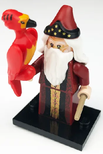LEGO Headmaster Albus Dumbledore, Harry Potter and Fantastic Beasts Series 2 (Complete Set with Stand and Accessories) set