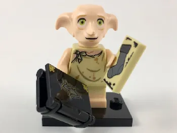LEGO Dobby, Harry Potter and Fantastic Beasts Series 1 (Complete Set with Stand and Accessories) set