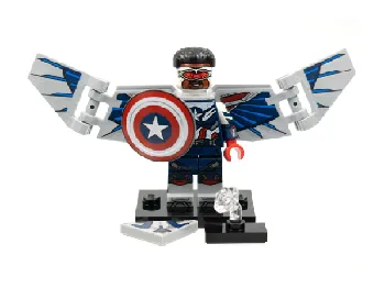 LEGO Captain America, Marvel Studios (Complete Set with Stand and Accessories) set