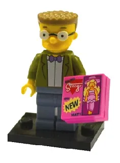 LEGO Waylon Smithers, The Simpsons Series 2 (Complete Set with Stand and Accessories) set