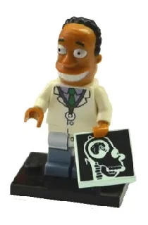 LEGO Dr. Hibbert, The Simpsons Series 2 (Complete Set with Stand and Accessories) set