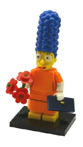 LEGO Date Night Marge, The Simpsons Series 2 (Complete Set with Stand and Accessories) set
