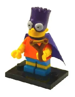 LEGO Bartman, The Simpsons Series 2 (Complete Set with Stand and Accessories) set
