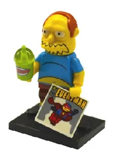 LEGO Comic Book Guy, The Simpsons Series 2 (Complete Set with Stand and Accessories) set
