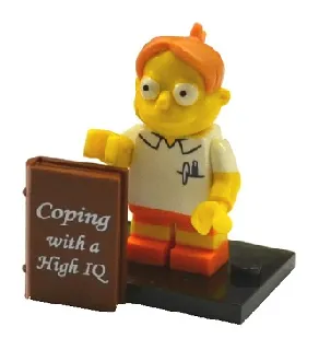 LEGO Martin Prince, The Simpsons Series 2 (Complete Set with Stand and Accessories) set