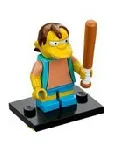 LEGO Nelson Muntz, The Simpsons, Series 1 (Complete Set with Stand and Accessories) set