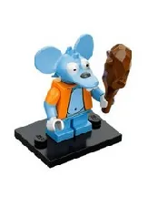 LEGO Itchy, The Simpsons, Series 1 (Complete Set with Stand and Accessories) set