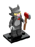 LEGO Scratchy, The Simpsons, Series 1 (Complete Set with Stand and Accessories) set