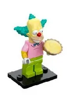 LEGO Krusty the Clown, The Simpsons, Series 1 (Complete Set with Stand and Accessories) set