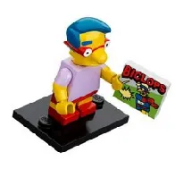 LEGO Milhouse Van Houten, The Simpsons, Series 1 (Complete Set with Stand and Accessories) set
