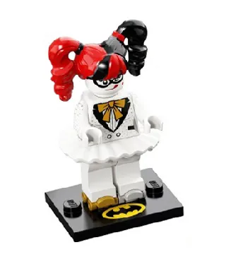 LEGO Disco Harley Quinn, The LEGO Batman Movie Series 2 (Complete Set with Stand and Accessories) set