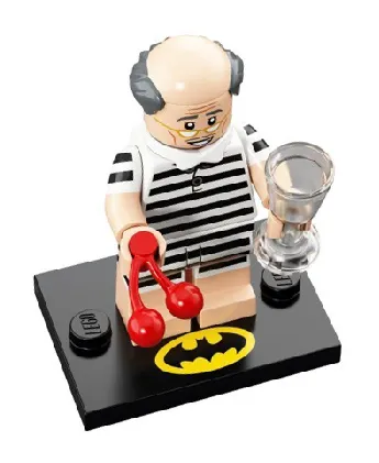 LEGO Vacation Alfred Pennyworth, The LEGO Batman Movie Series 2 (Complete Set with Stand and Accessories) set