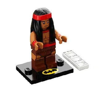 LEGO Apache Chief, The LEGO Batman Movie Series 2 (Complete Set with Stand and Accessories) set