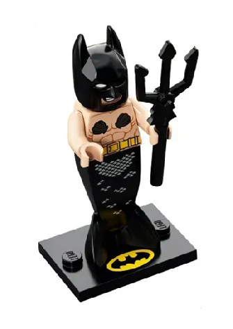 LEGO Mermaid Batman, The LEGO Batman Movie Series 2 (Complete Set with Stand and Accessories) set
