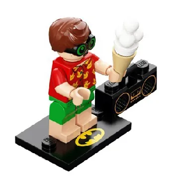 LEGO Vacation Robin, The LEGO Batman Movie Series 2 (Complete Set with Stand and Accessories) set