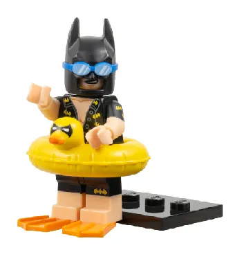 LEGO Vacation Batman, The LEGO Batman Movie Series 1 (Complete Set with Stand and Accessories) set