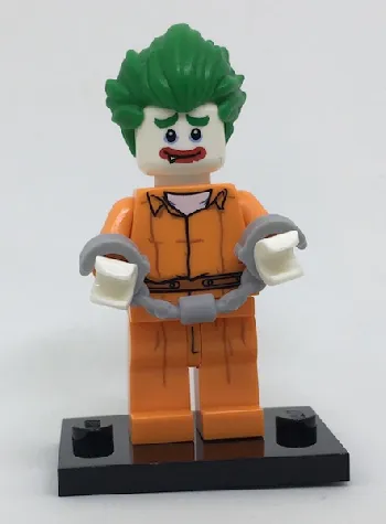 LEGO Arkham Asylum Joker, The LEGO Batman Movie Series 1 (Complete Set with Stand and Accessories) set