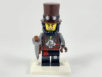 LEGO Apocalypseburg Abe, The LEGO Movie 2 (Complete Set with Stand and Accessories) set