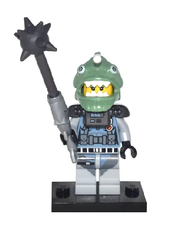 LEGO Shark Army Angler, The LEGO Ninjago Movie (Complete Set with Stand and Accessories) set
