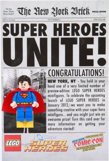 LEGO Super Heroes Unite - Superman - New York Comic-Con 2011 Exclusive set