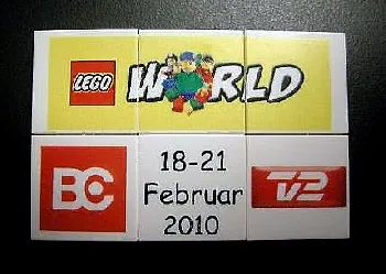 LEGO LEGO World Denmark Puzzle Promo 2010 set