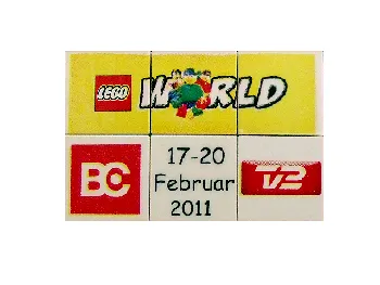 LEGO LEGO World Denmark Puzzle Promo 2011 set