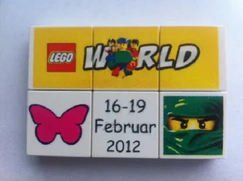 LEGO LEGO World Denmark Puzzle Promo 2012 set