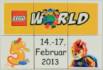 LEGO LEGO World Denmark Puzzle Promo 2013 set