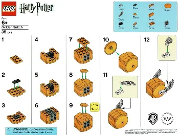 LEGO Golden Snitch set