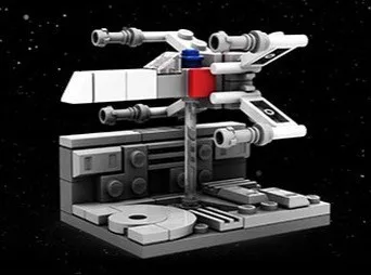 Back of LEGO Mini X-Wing Fighter set box