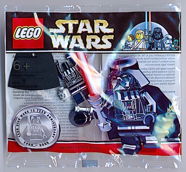 LEGO Darth Vader 10 Year Anniversary Promotional Minifigure polybag