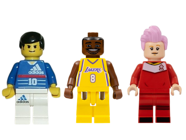 Famous sports LEGO minifigures