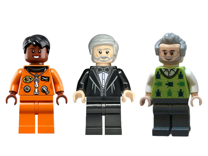 Famous STEM LEGO minifigures