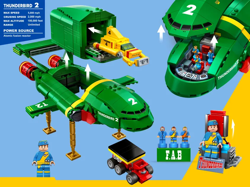 LEGO Ideas Thunderbird 2 Set